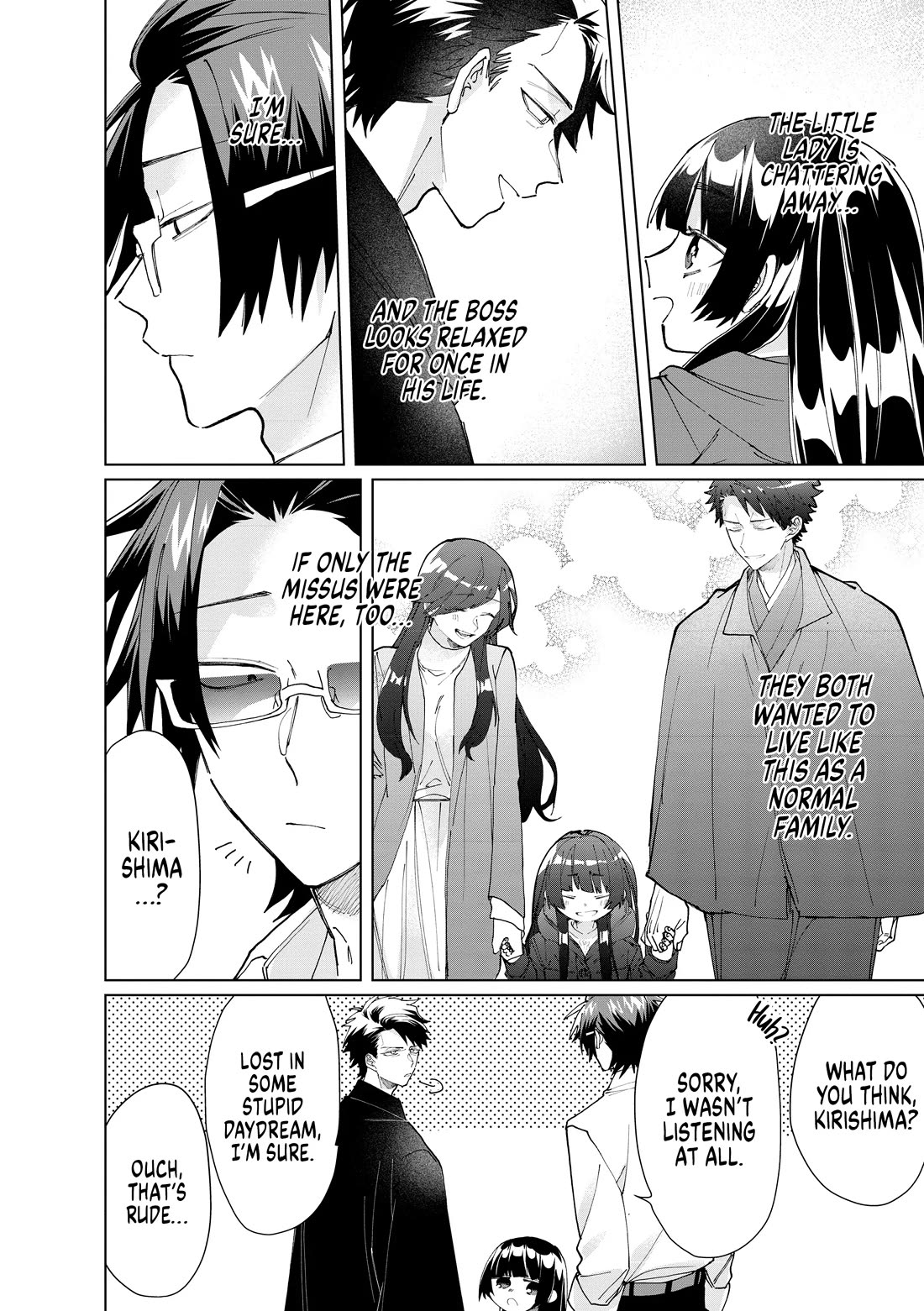 The Mob Boss’s Daughter and Her Caretaker Chapter 62 page 4 - Chapter 62: A Normal Family