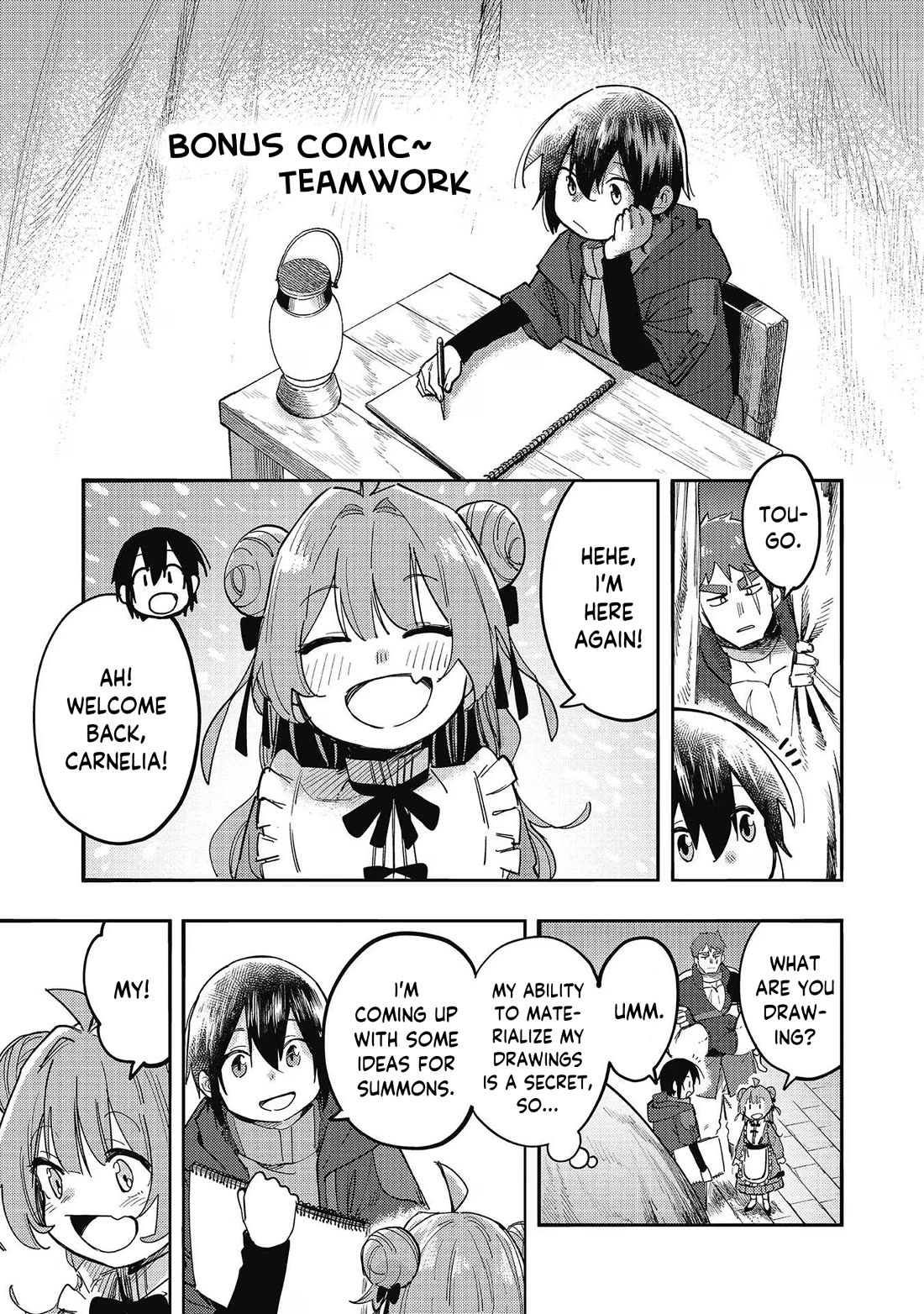 The Mochi I Drew Is Tasty Today Too Chapter 20.5 page 1 - Chapter 20.5: Teamwork