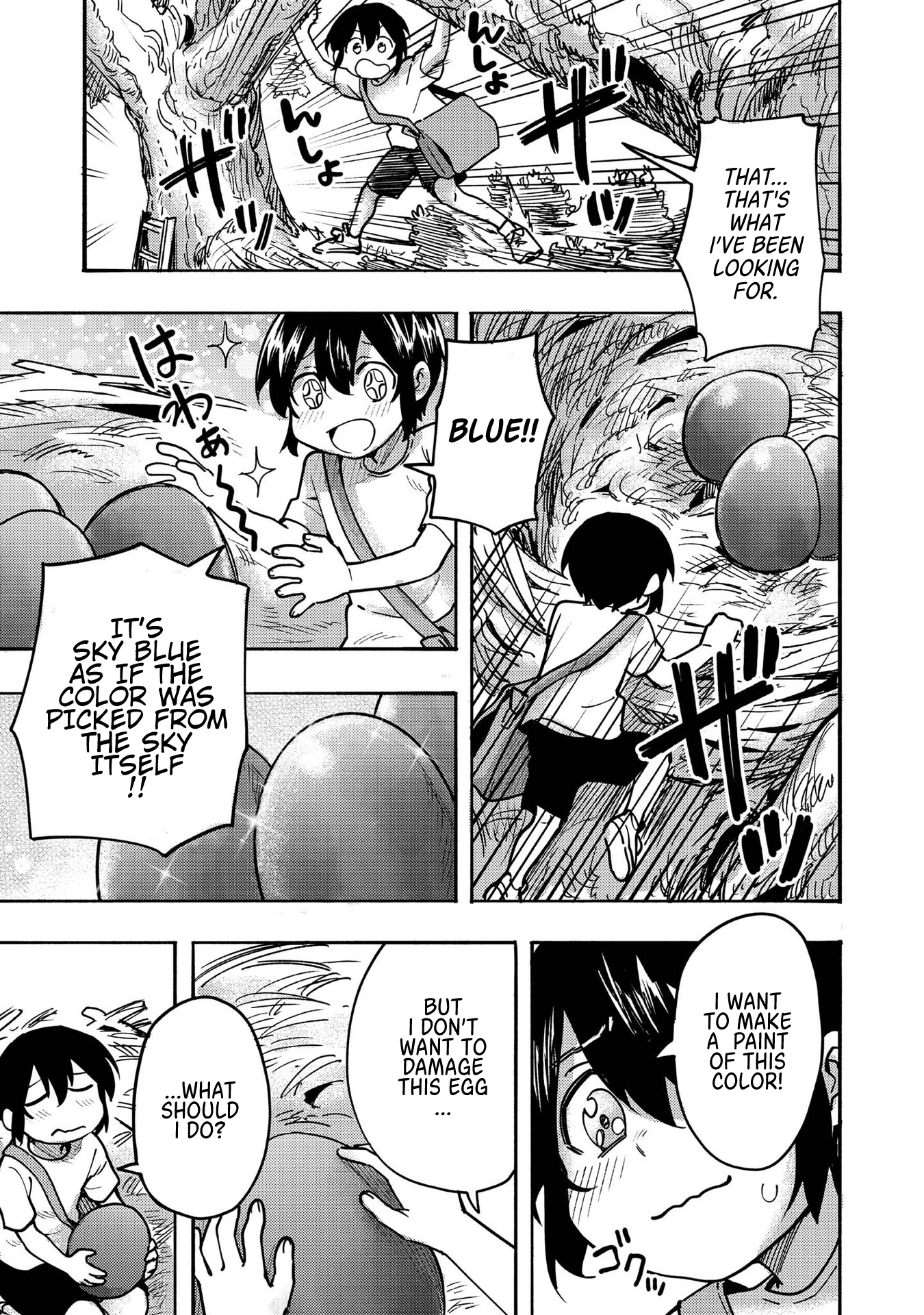 The Mochi I Drew Is Tasty Today Too Chapter 3 page 16 - Chapter 3: Hugging the Sky Blue