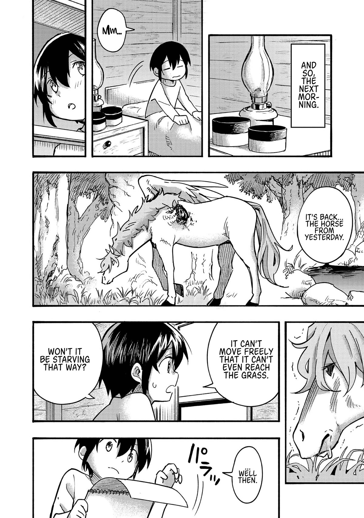 The Mochi I Drew Is Tasty Today Too Chapter 4 page 18 - Chapter 4: Strange Horses Visited My Home