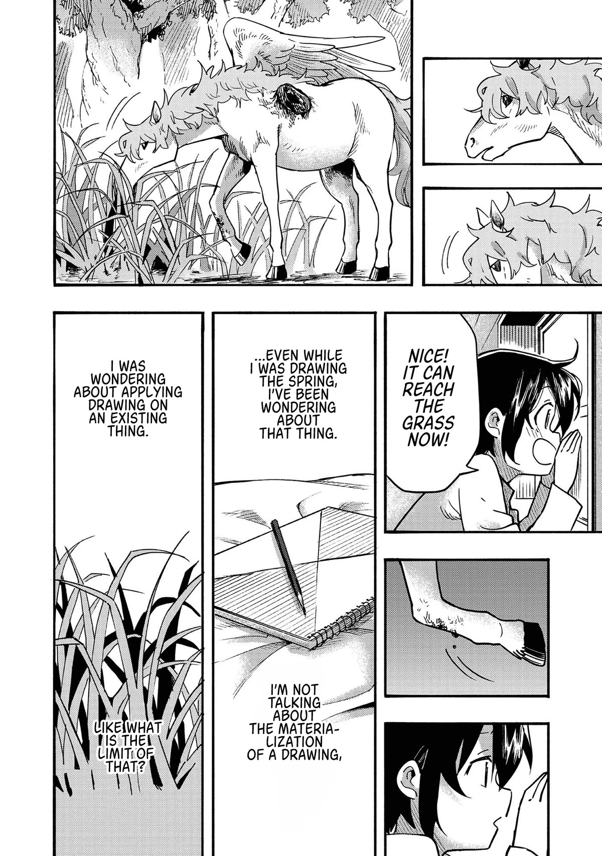 The Mochi I Drew Is Tasty Today Too Chapter 4 page 20 - Chapter 4: Strange Horses Visited My Home