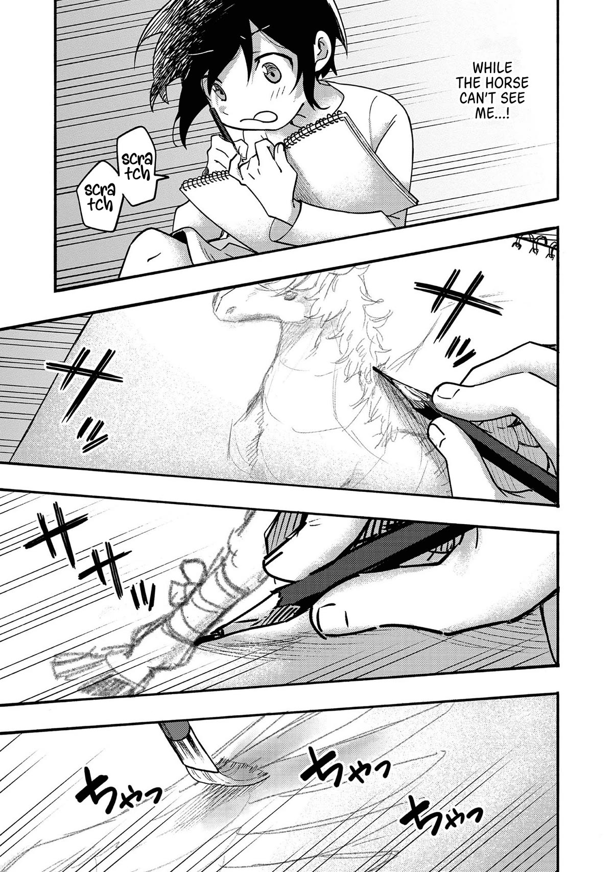 The Mochi I Drew Is Tasty Today Too Chapter 4 page 21 - Chapter 4: Strange Horses Visited My Home