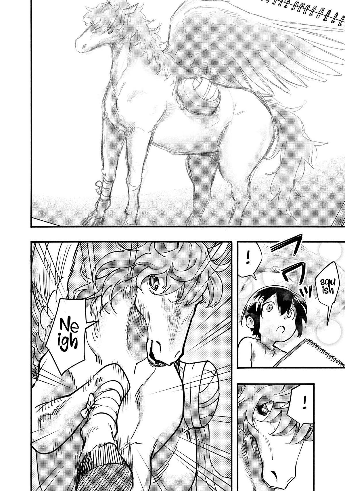 The Mochi I Drew Is Tasty Today Too Chapter 4 page 22 - Chapter 4: Strange Horses Visited My Home
