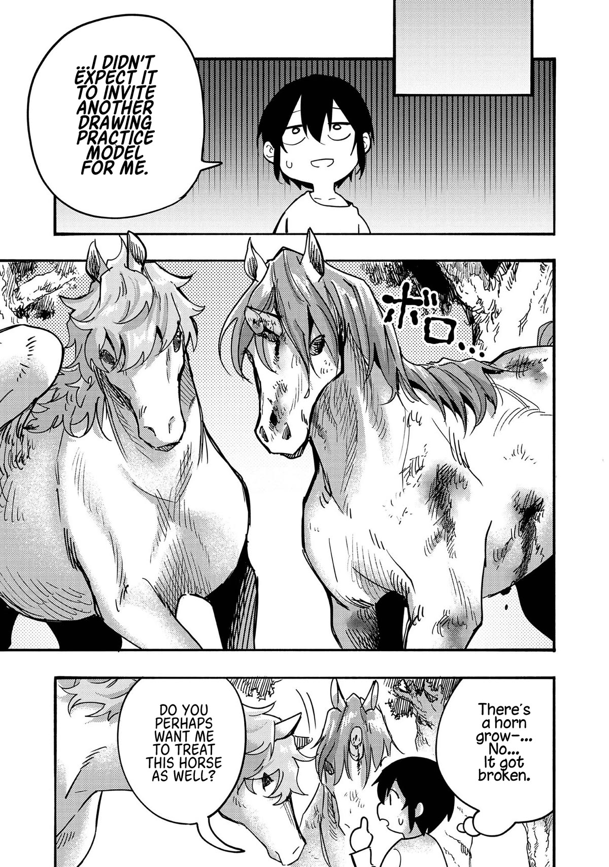 The Mochi I Drew Is Tasty Today Too Chapter 4 page 25 - Chapter 4: Strange Horses Visited My Home