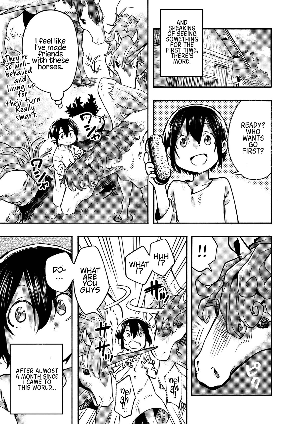 The Mochi I Drew Is Tasty Today Too Chapter 4 page 40 - Chapter 4: Strange Horses Visited My Home