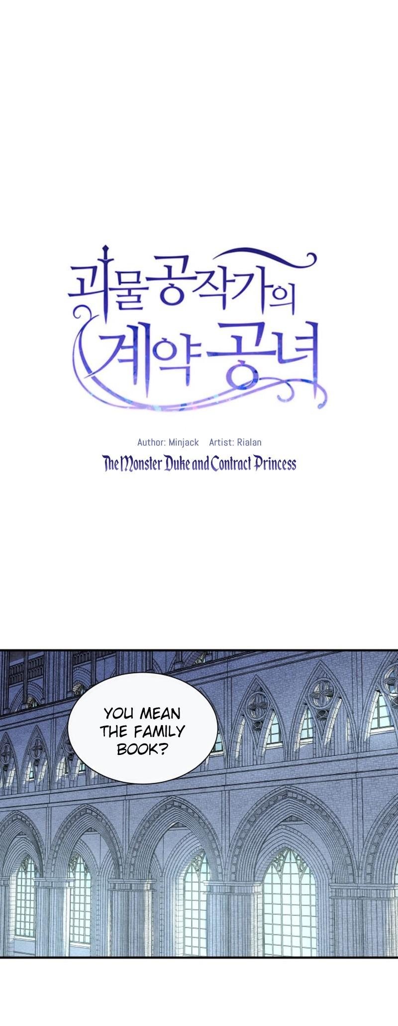 The Monster Duchess and Contract Princess Chapter 4 page 3 - Chapter 4