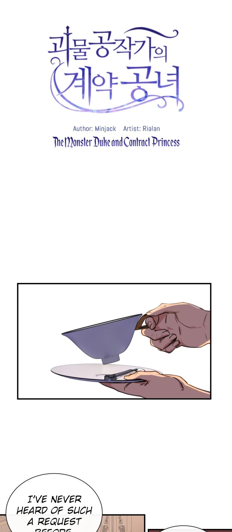 The Monster Duchess and Contract Princess Chapter 8 page 3 - Chapter 8