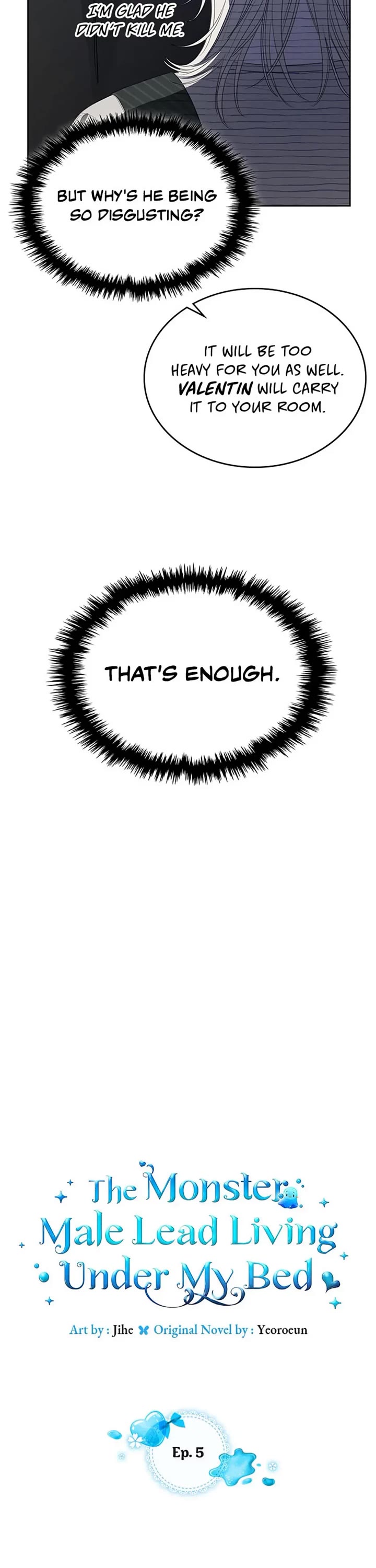 The Monster Male Lead Living Under My Bed Chapter 5 page 3 - Chapter 5