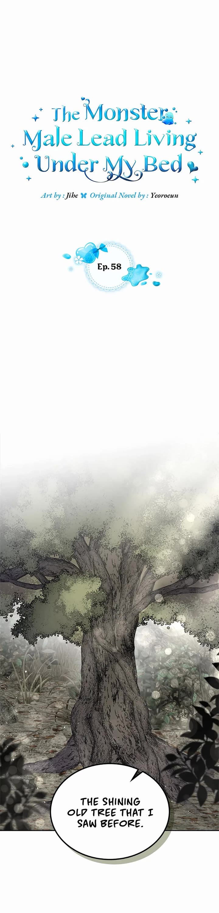 The Monster Male Lead Living Under My Bed Chapter 58 page 1 - Chapter 58