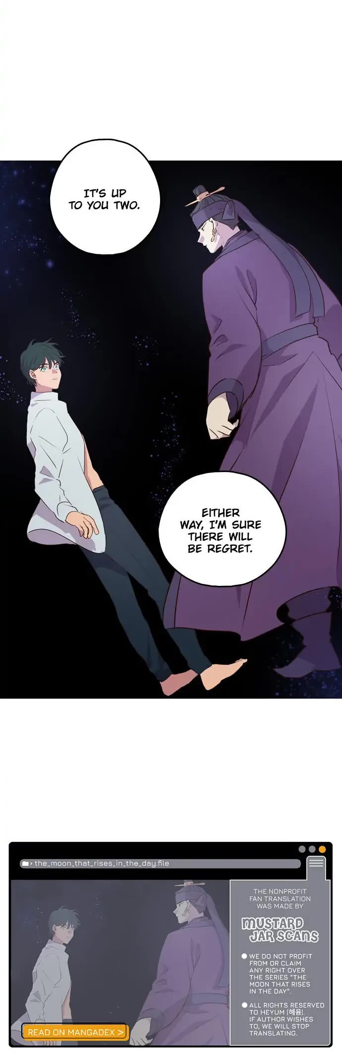 The Moon that Rises in the Day Chapter 195 page 25 - Chapter 195: I'll regret it (6)