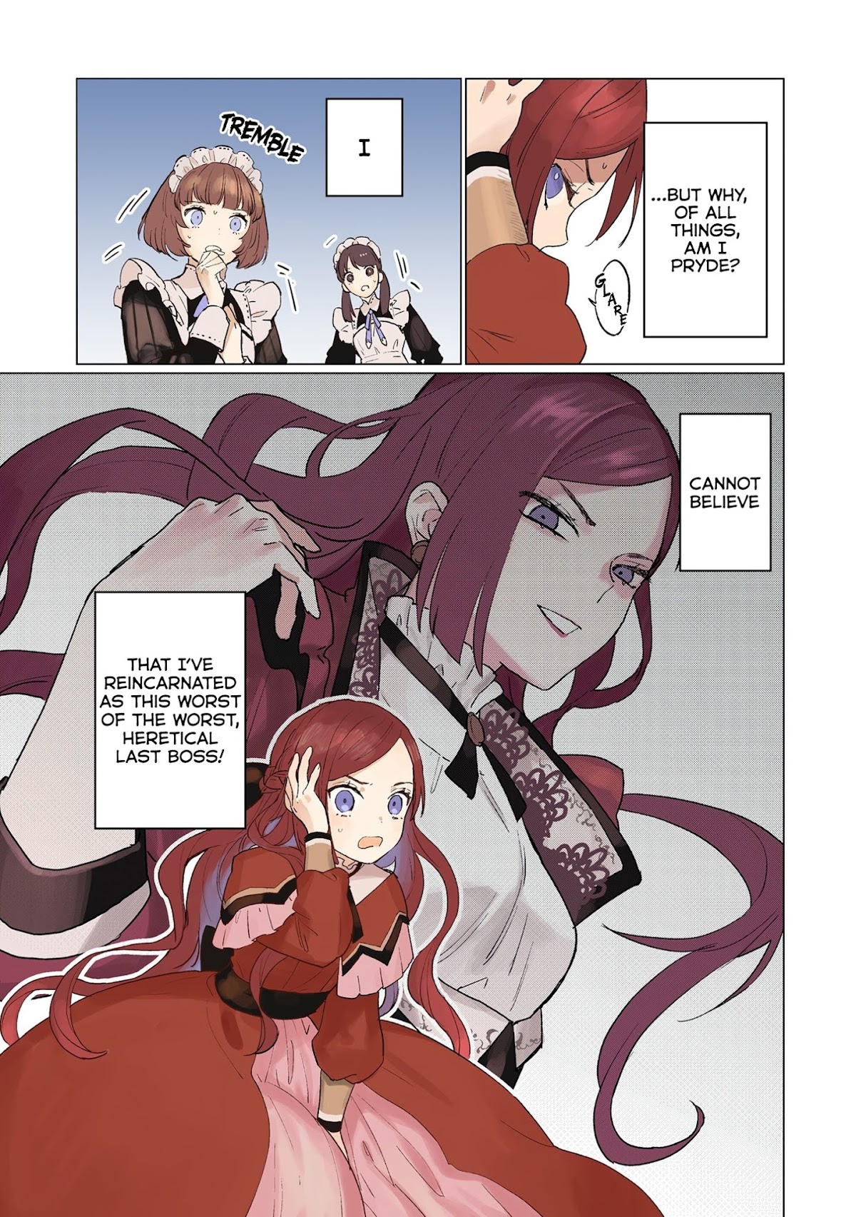 The Most Heretical Last Boss Queen Who Will Become the Source of Tragedy Will Devote Herself for the Sake of the People Chapter 1 page 3 - Chapter 1