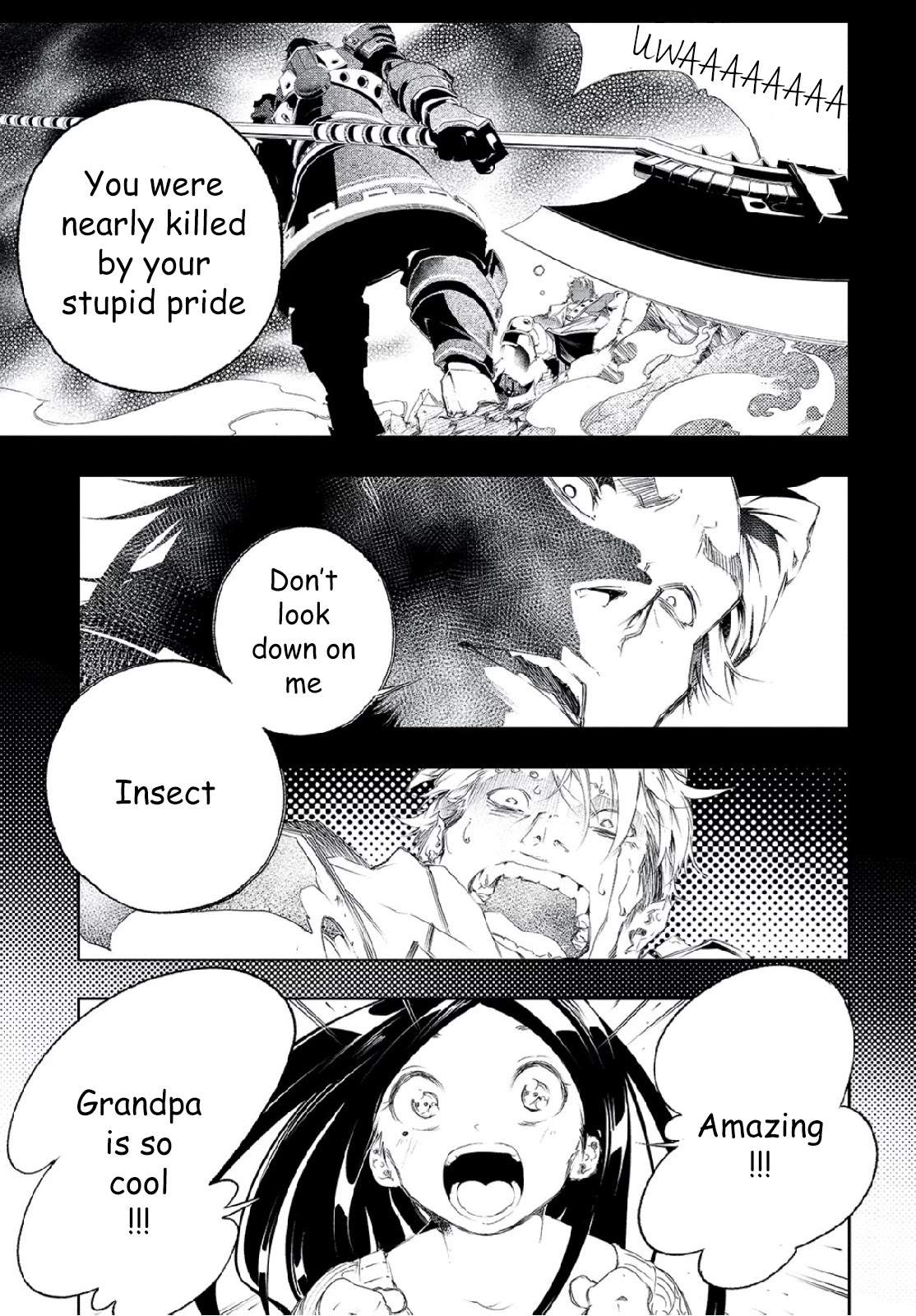 The Most Notorious "Talker" Runs the World's Greatest Clan Chapter 1 page 10 - Chapter 1: The Esteemed Grandfather and the Reason the Weakest Aims to be the Strongest