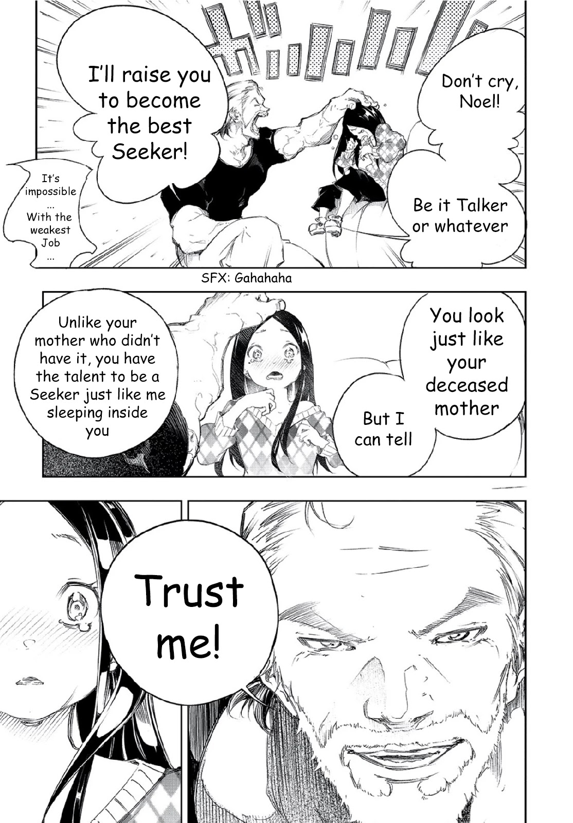 The Most Notorious "Talker" Runs the World's Greatest Clan Chapter 1 page 14 - Chapter 1: The Esteemed Grandfather and the Reason the Weakest Aims to be the Strongest