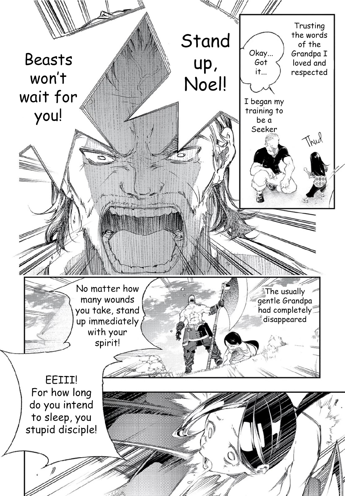 The Most Notorious "Talker" Runs the World's Greatest Clan Chapter 1 page 15 - Chapter 1: The Esteemed Grandfather and the Reason the Weakest Aims to be the Strongest