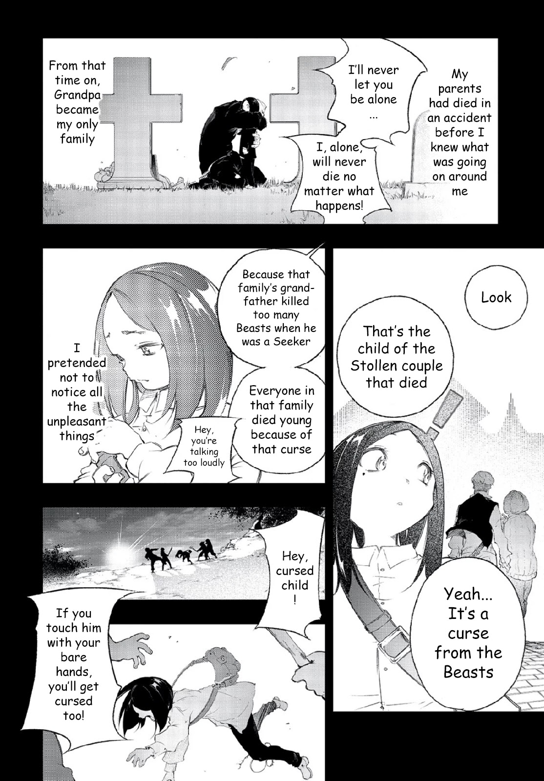 The Most Notorious "Talker" Runs the World's Greatest Clan Chapter 1 page 17 - Chapter 1: The Esteemed Grandfather and the Reason the Weakest Aims to be the Strongest