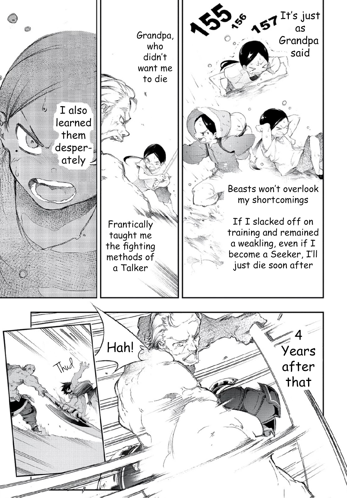 The Most Notorious "Talker" Runs the World's Greatest Clan Chapter 1 page 22 - Chapter 1: The Esteemed Grandfather and the Reason the Weakest Aims to be the Strongest