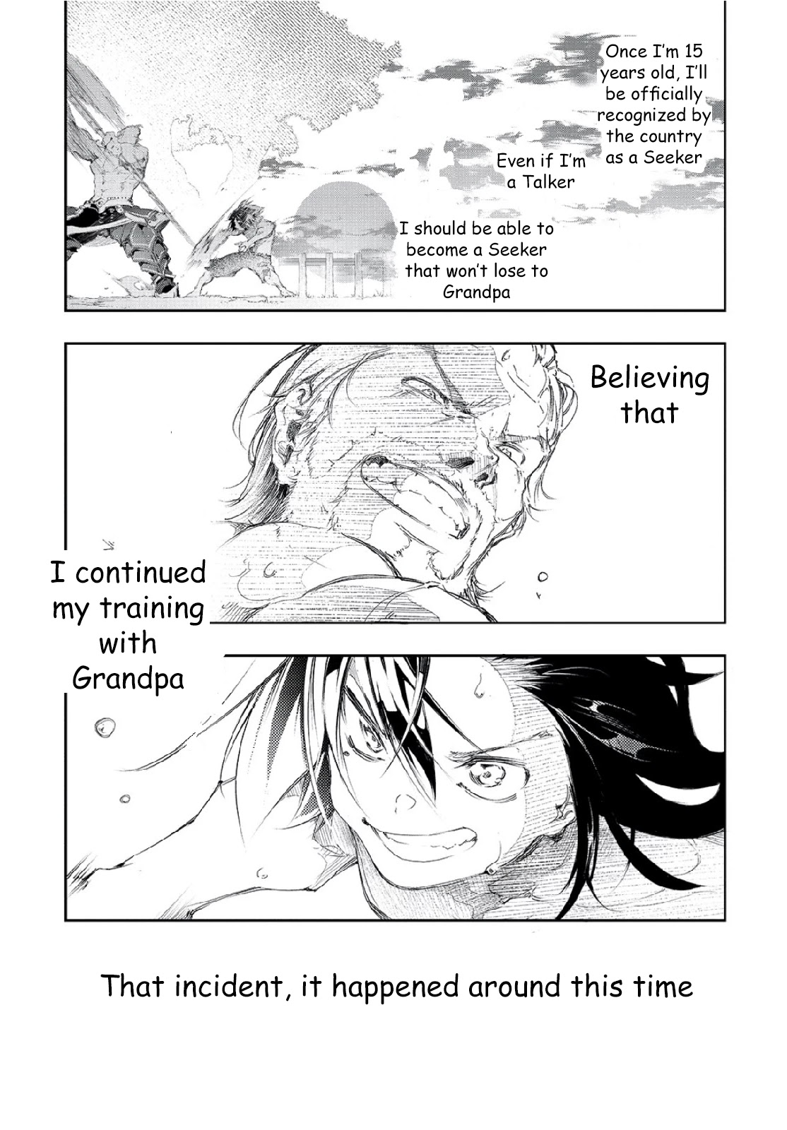 The Most Notorious "Talker" Runs the World's Greatest Clan Chapter 1 page 24 - Chapter 1: The Esteemed Grandfather and the Reason the Weakest Aims to be the Strongest