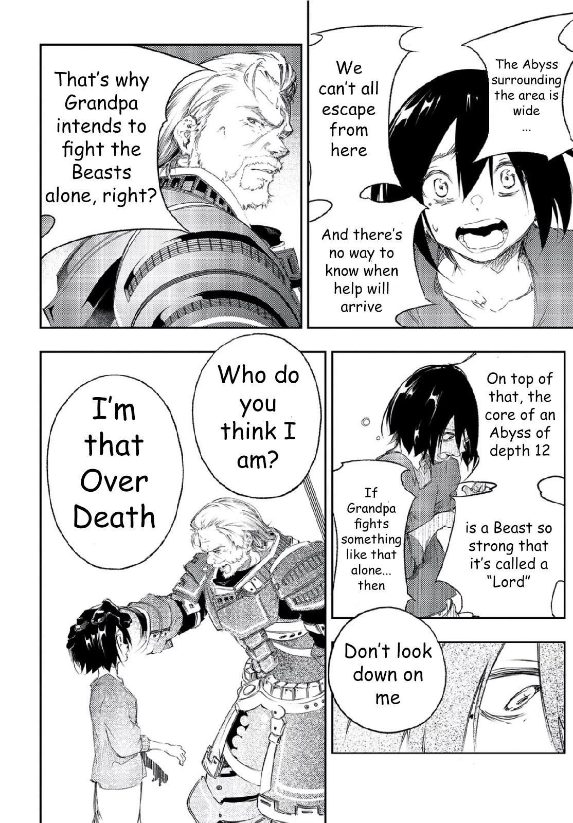 The Most Notorious "Talker" Runs the World's Greatest Clan Chapter 1 page 27 - Chapter 1: The Esteemed Grandfather and the Reason the Weakest Aims to be the Strongest
