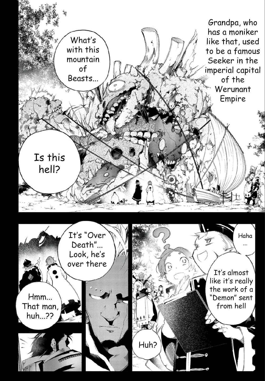 The Most Notorious "Talker" Runs the World's Greatest Clan Chapter 1 page 7 - Chapter 1: The Esteemed Grandfather and the Reason the Weakest Aims to be the Strongest