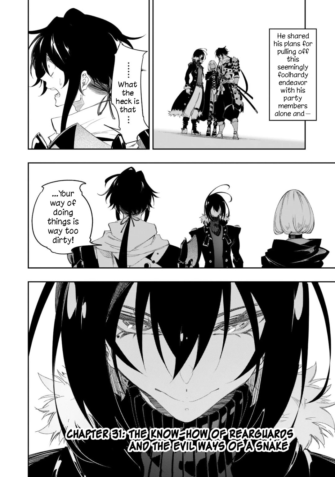 The Most Notorious "Talker" Runs the World's Greatest Clan Chapter 31 page 2 - Chapter 31: The Know-How Of Rearguards And The Evil Ways Of A Snake