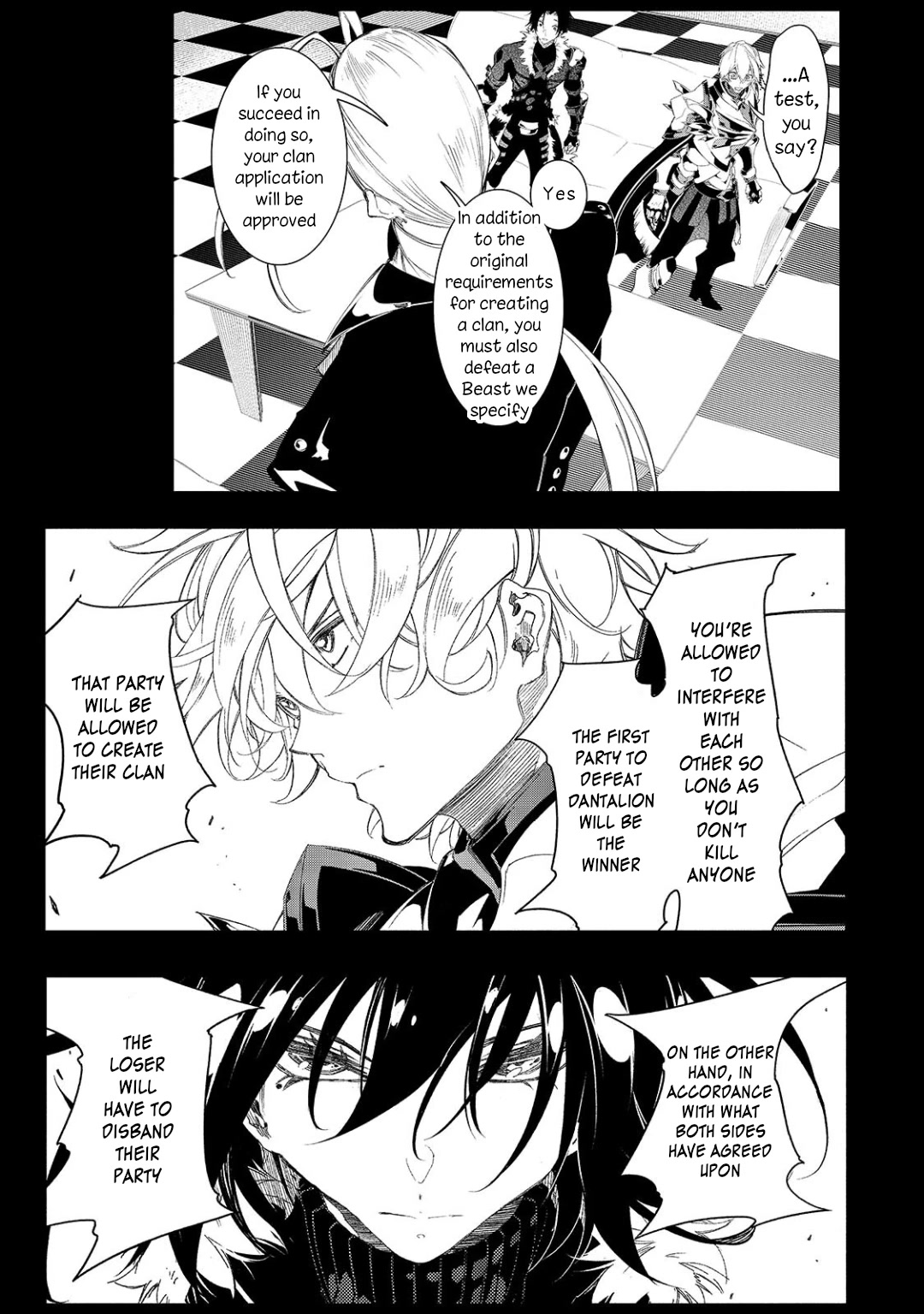 The Most Notorious "Talker" Runs the World's Greatest Clan Chapter 34 page 1 - Chapter 34: Test Start!