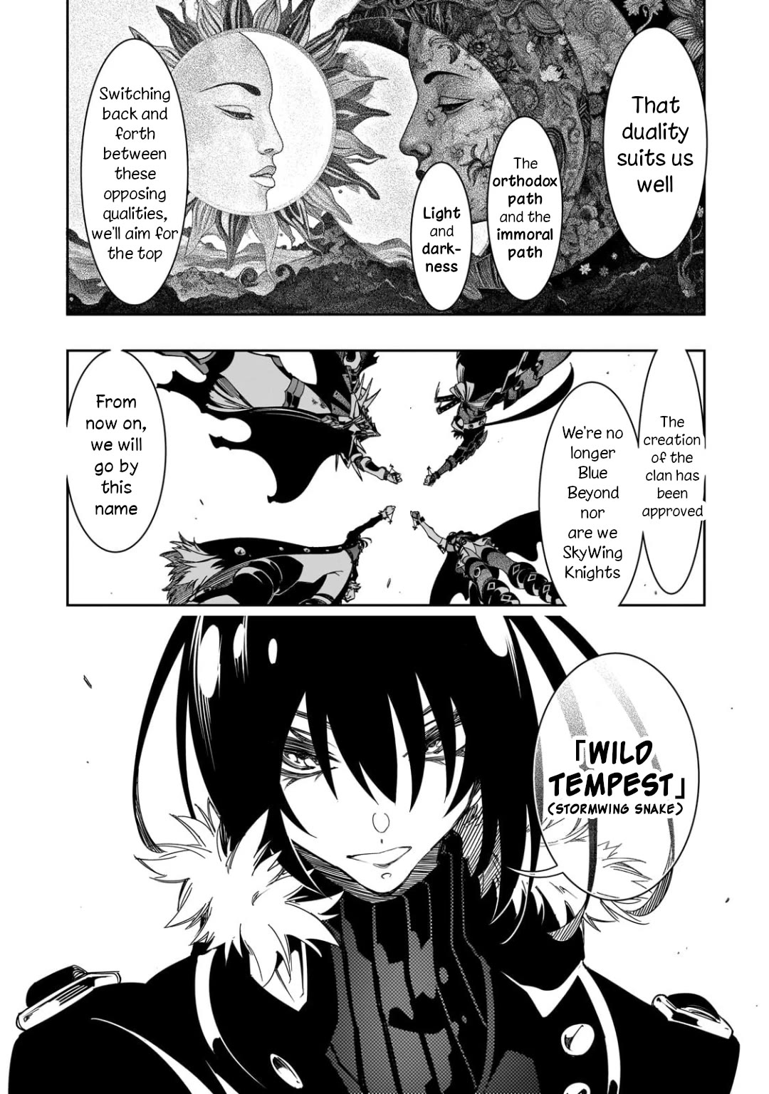 The Most Notorious "Talker" Runs the World's Greatest Clan Chapter 40 page 33 - Chapter 40: That Snake has Grown Wings
