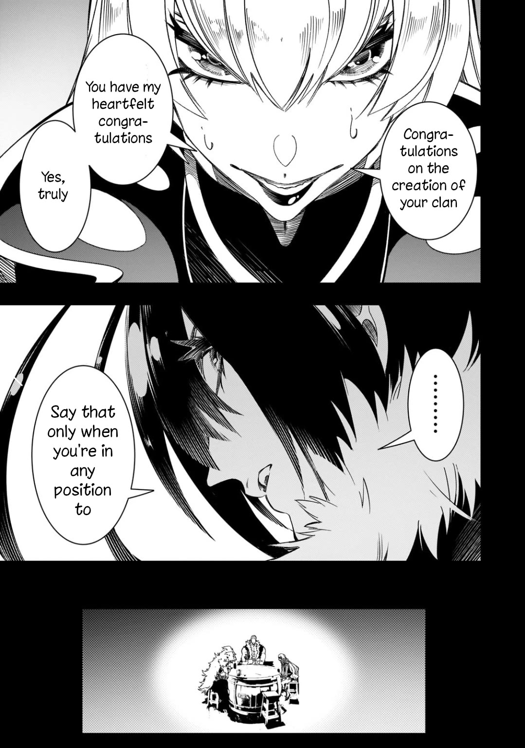The Most Notorious "Talker" Runs the World's Greatest Clan Chapter 46 page 17 - Chapter 46: One Is Quick, Pulling Away From The Others