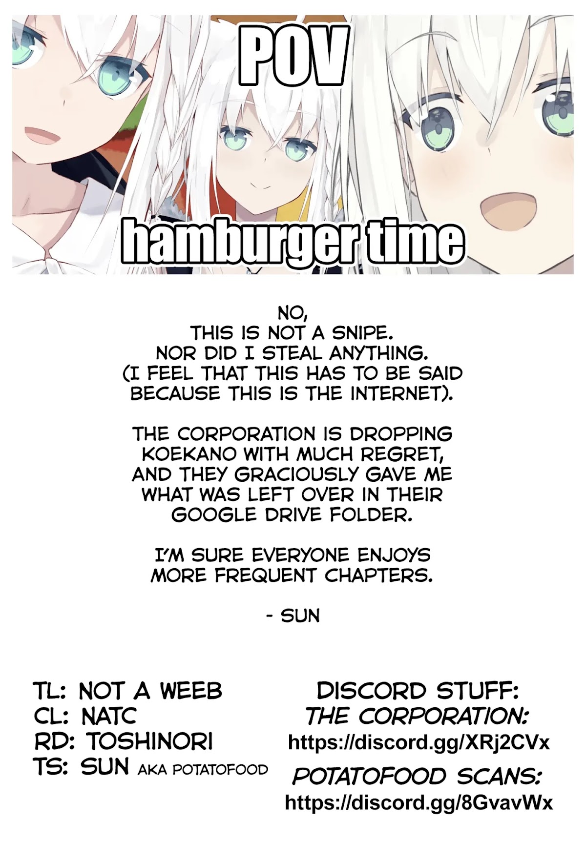 The Mute Girl and Her New Friend (Serialization) Chapter 10 page 1 - Chapter 10: Mashiro-chan's Friends