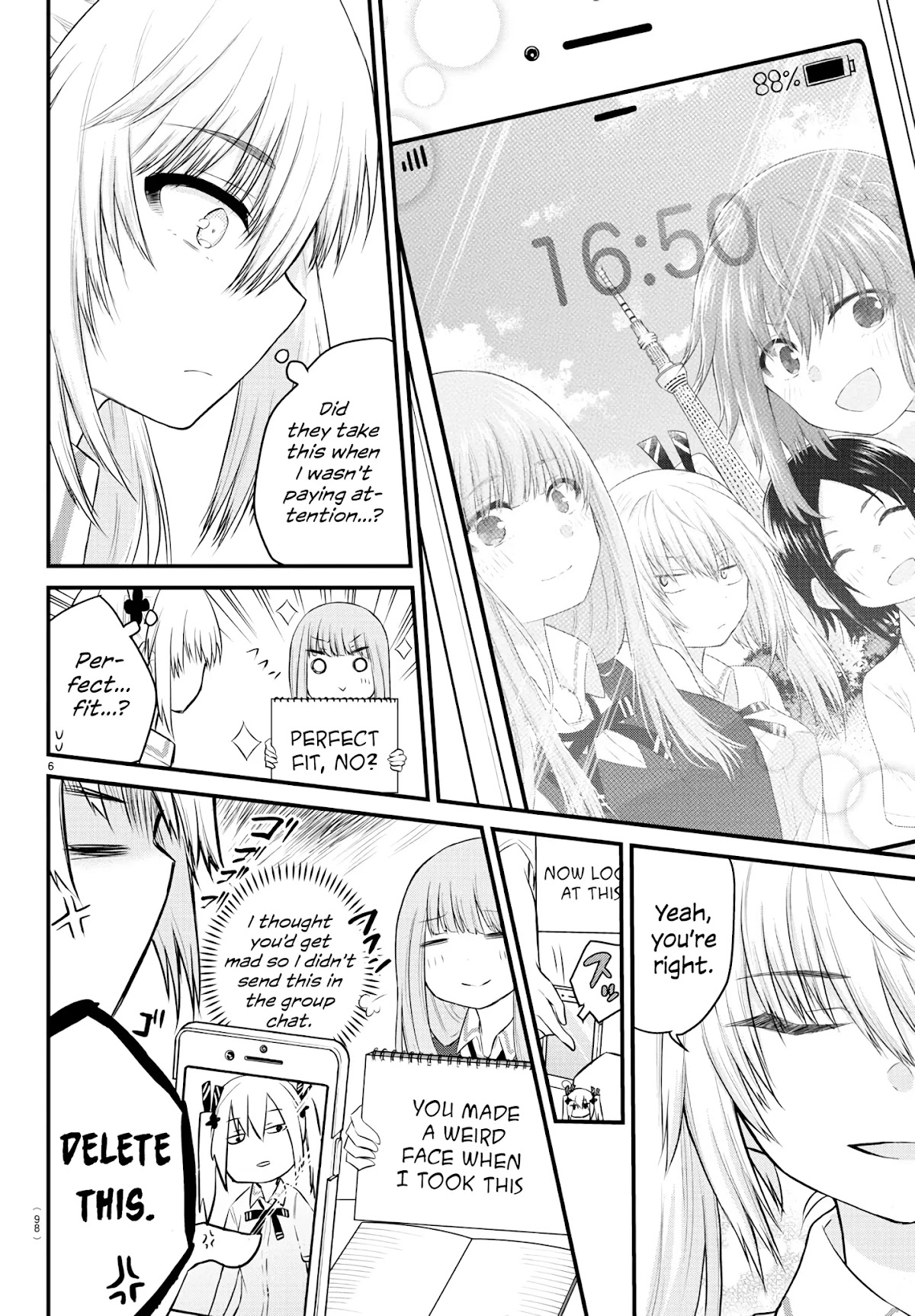 The Mute Girl and Her New Friend (Serialization) Chapter 16 page 6 - Chapter 16: Mashiro and the Family Restaurant