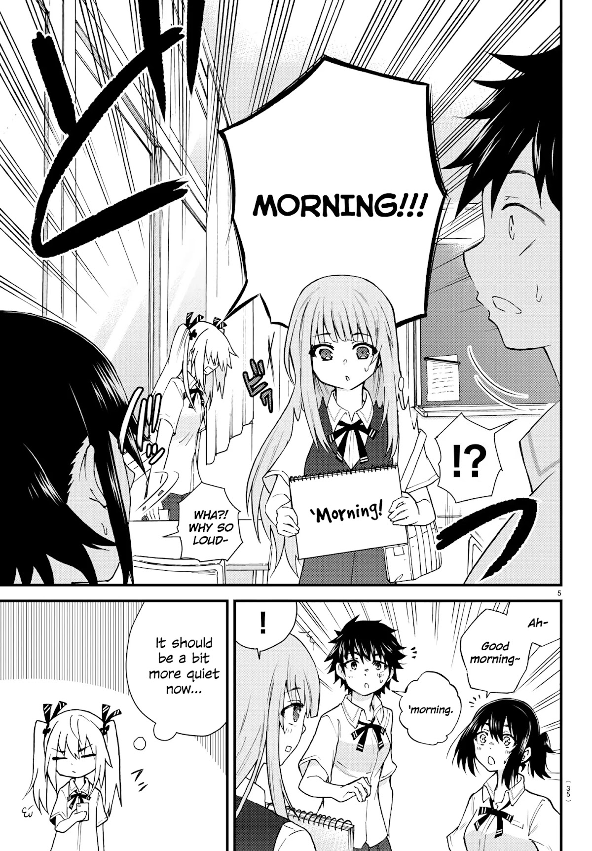 The Mute Girl and Her New Friend (Serialization) Chapter 2 page 5 - Chapter 2: Greetings