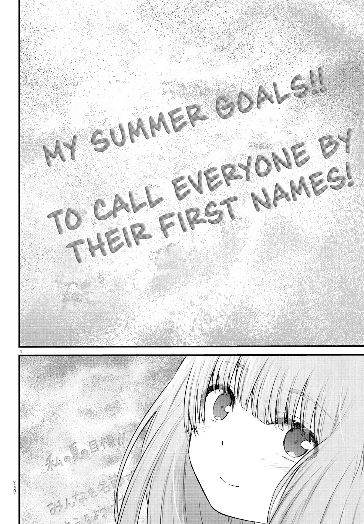The Mute Girl and Her New Friend (Serialization) Chapter 20 page 4 - Chapter 20: Summer Goals