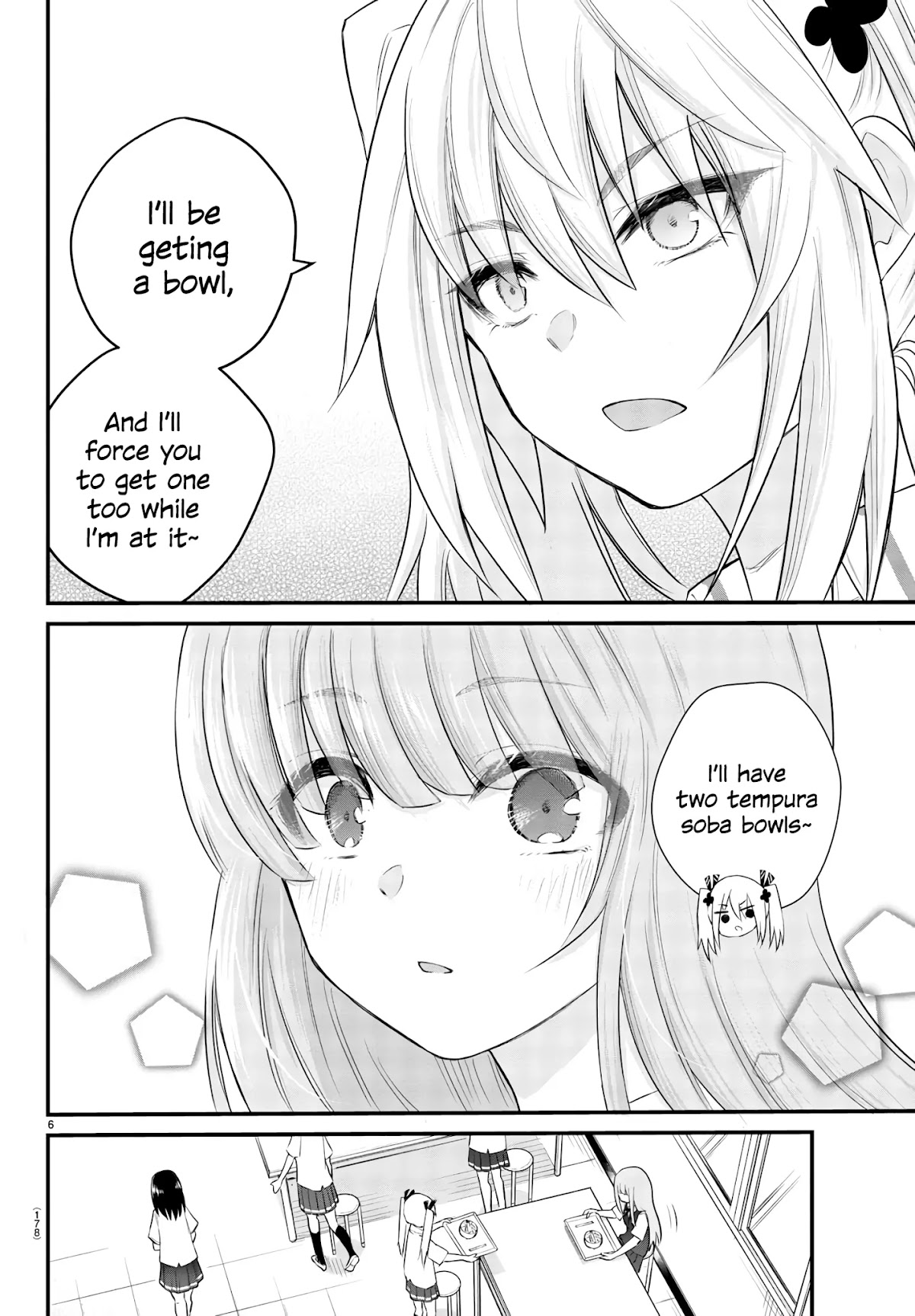 The Mute Girl and Her New Friend (Serialization) Chapter 3 page 7 - Chapter 3: Cafeteria