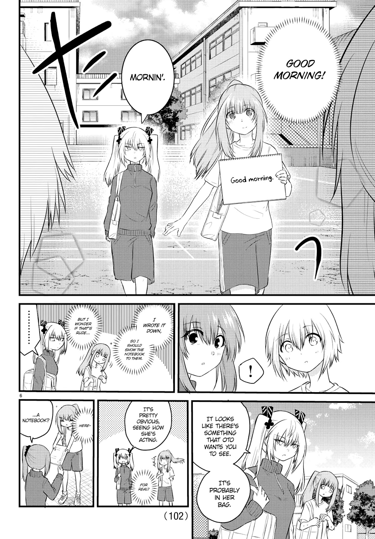 The Mute Girl and Her New Friend (Serialization) Chapter 30 page 6 - Chapter 30