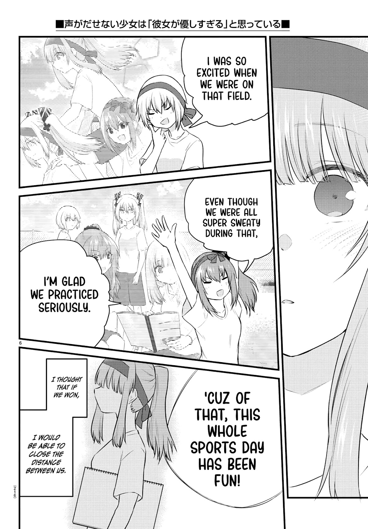 The Mute Girl and Her New Friend (Serialization) Chapter 37 page 6 - Chapter 37: Result