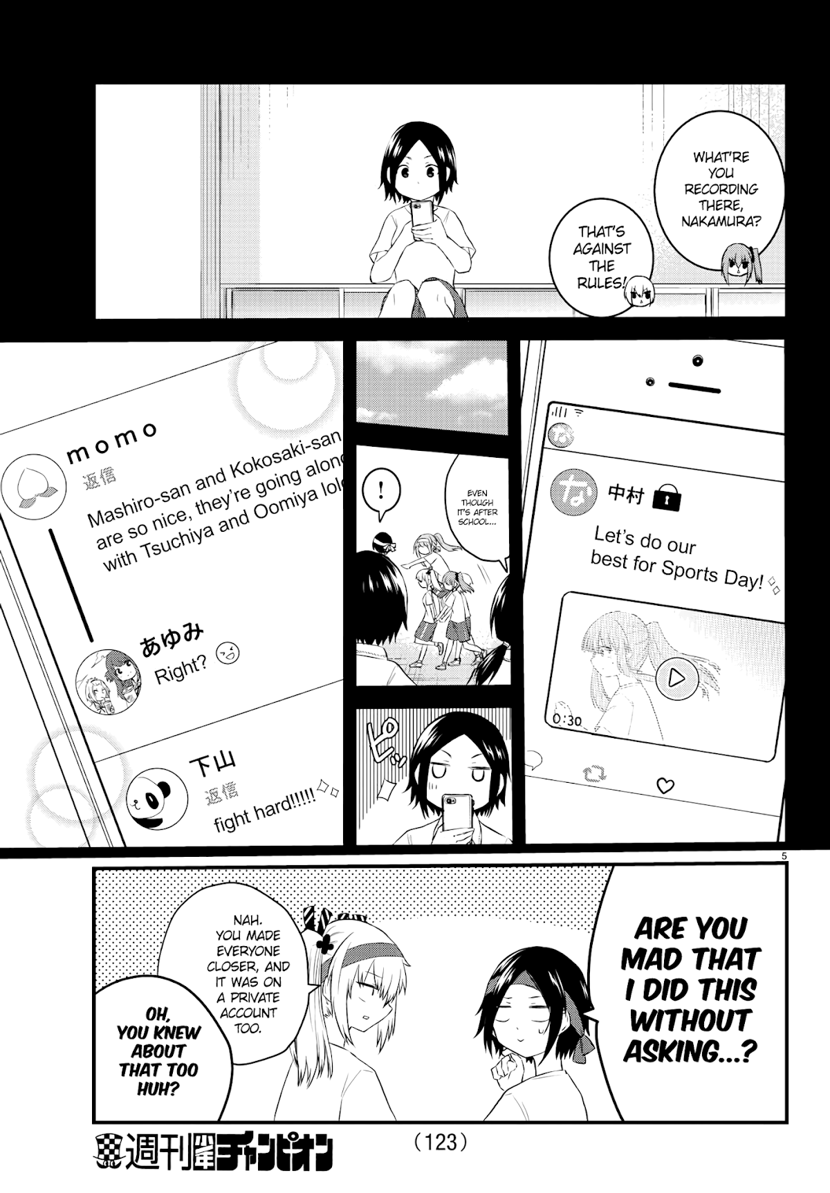 The Mute Girl and Her New Friend (Serialization) Chapter 38 page 6 - Chapter 38: Classmates