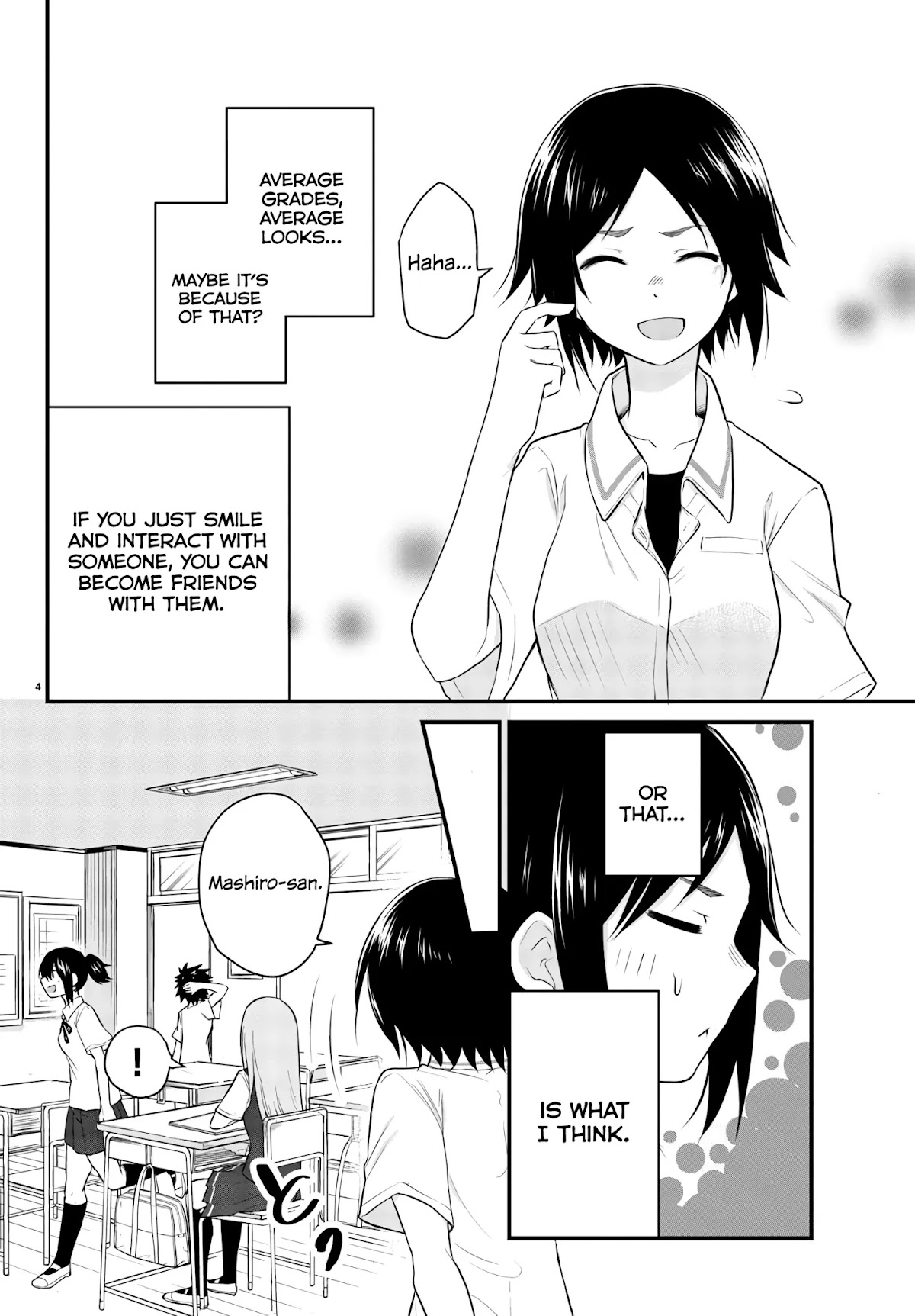 The Mute Girl and Her New Friend (Serialization) Chapter 4 page 4 - Chapter 4: Mashiro and Kokosaki