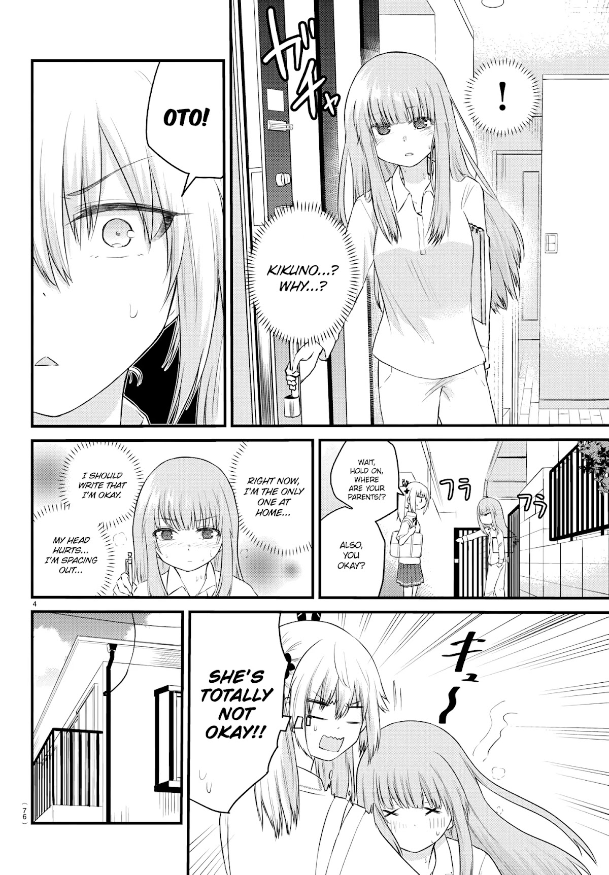 The Mute Girl and Her New Friend (Serialization) Chapter 40 page 4 - Chapter 40: A Missing Voice