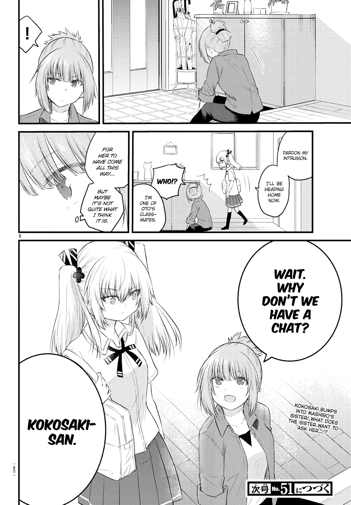 The Mute Girl and Her New Friend (Serialization) Chapter 40 page 7 - Chapter 40: A Missing Voice