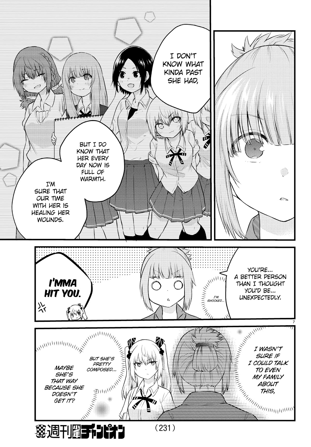 The Mute Girl and Her New Friend (Serialization) Chapter 41 page 7 - Chapter 41: Kokosaki and Mashiro's Sister