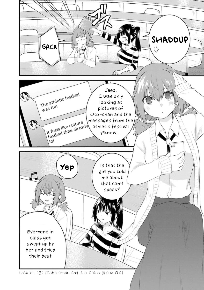 The Mute Girl and Her New Friend (Serialization) Chapter 42 page 2 - Chapter 42: Mashiro-san and the class group chat