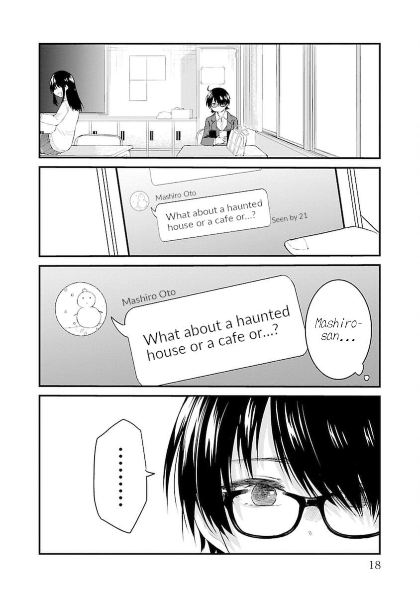 The Mute Girl and Her New Friend (Serialization) Chapter 42 page 8 - Chapter 42: Mashiro-san and the class group chat