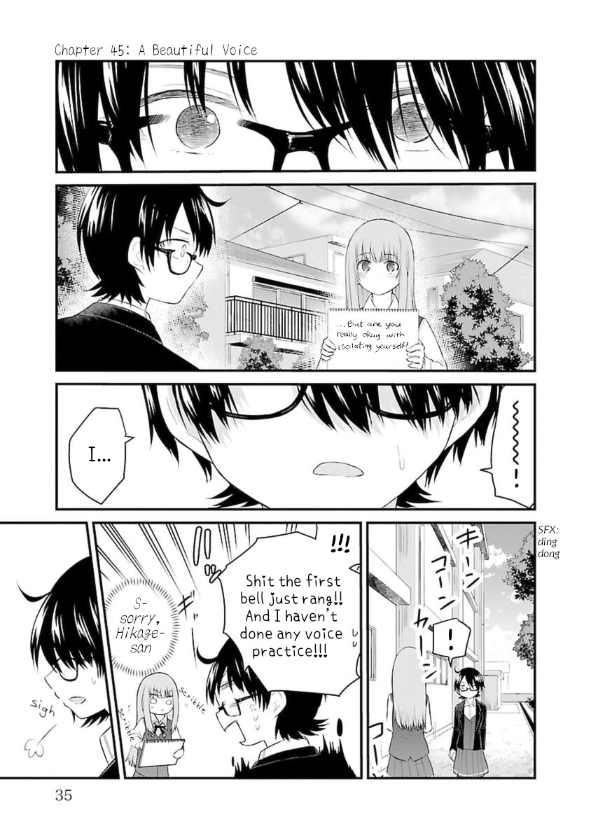 The Mute Girl and Her New Friend (Serialization) Chapter 45 page 1 - Chapter 45: A Beautiful Voice