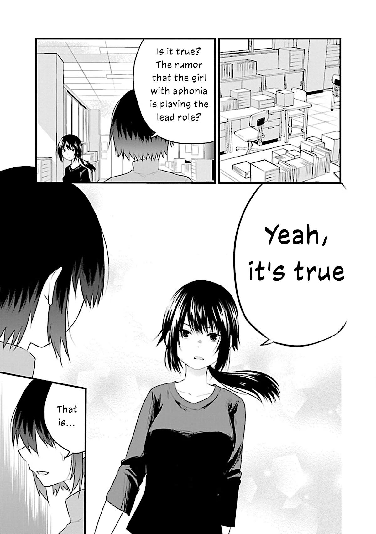 The Mute Girl and Her New Friend (Serialization) Chapter 50 page 3 - Chapter 50: I'm going to be okay!