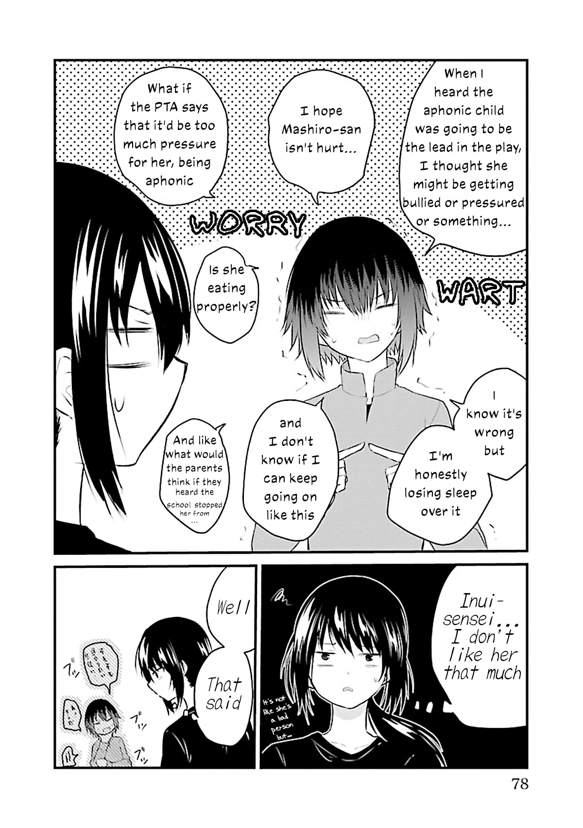 The Mute Girl and Her New Friend (Serialization) Chapter 50 page 4 - Chapter 50: I'm going to be okay!