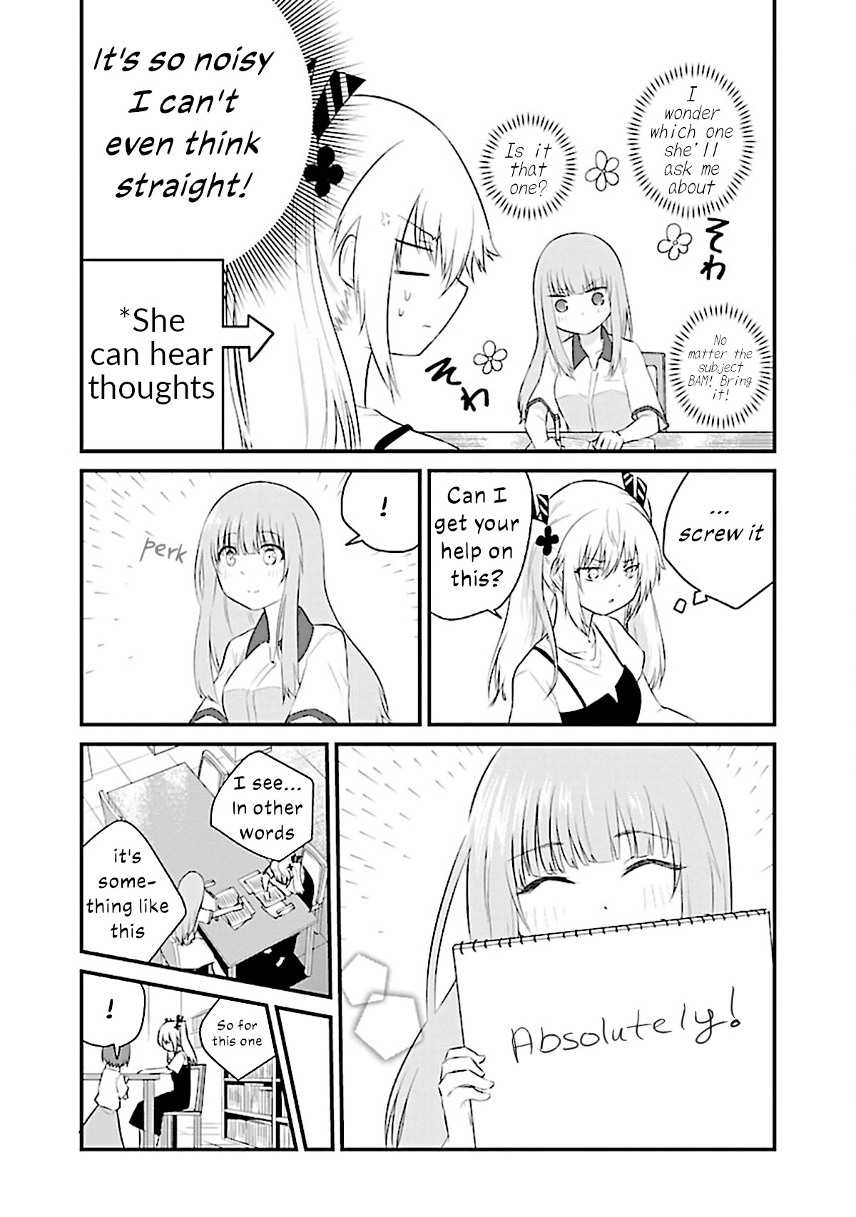 The Mute Girl and Her New Friend (Serialization) Chapter 54.5 page 6 - Chapter 54.5: Volume 4 Extras
