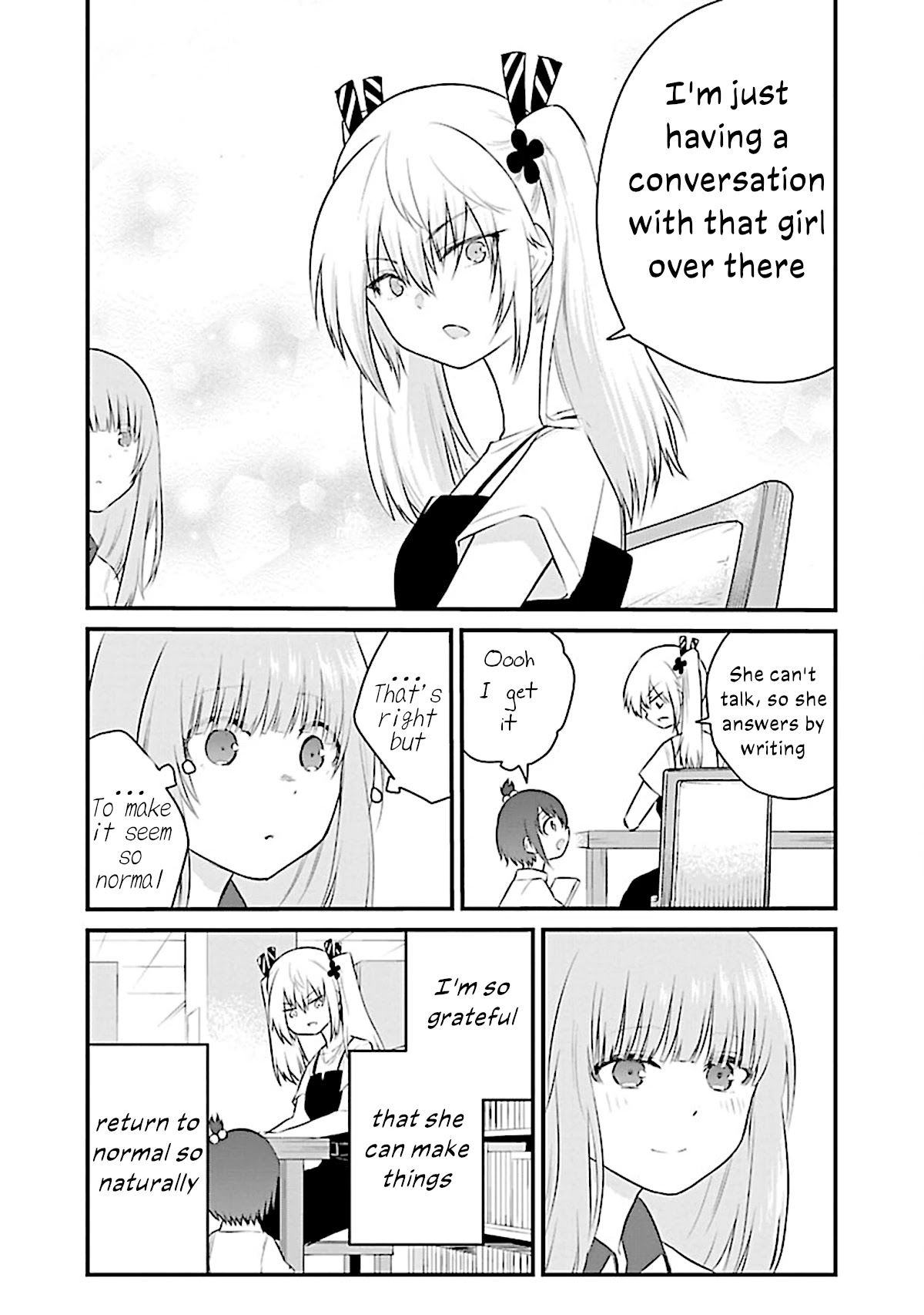 The Mute Girl and Her New Friend (Serialization) Chapter 54.5 page 8 - Chapter 54.5: Volume 4 Extras