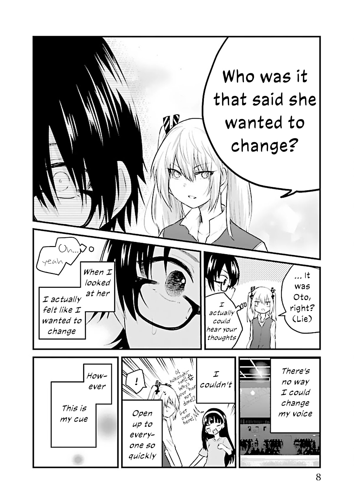 The Mute Girl and Her New Friend (Serialization) Chapter 55 page 10 - Chapter 55: Wanting to Step Forth