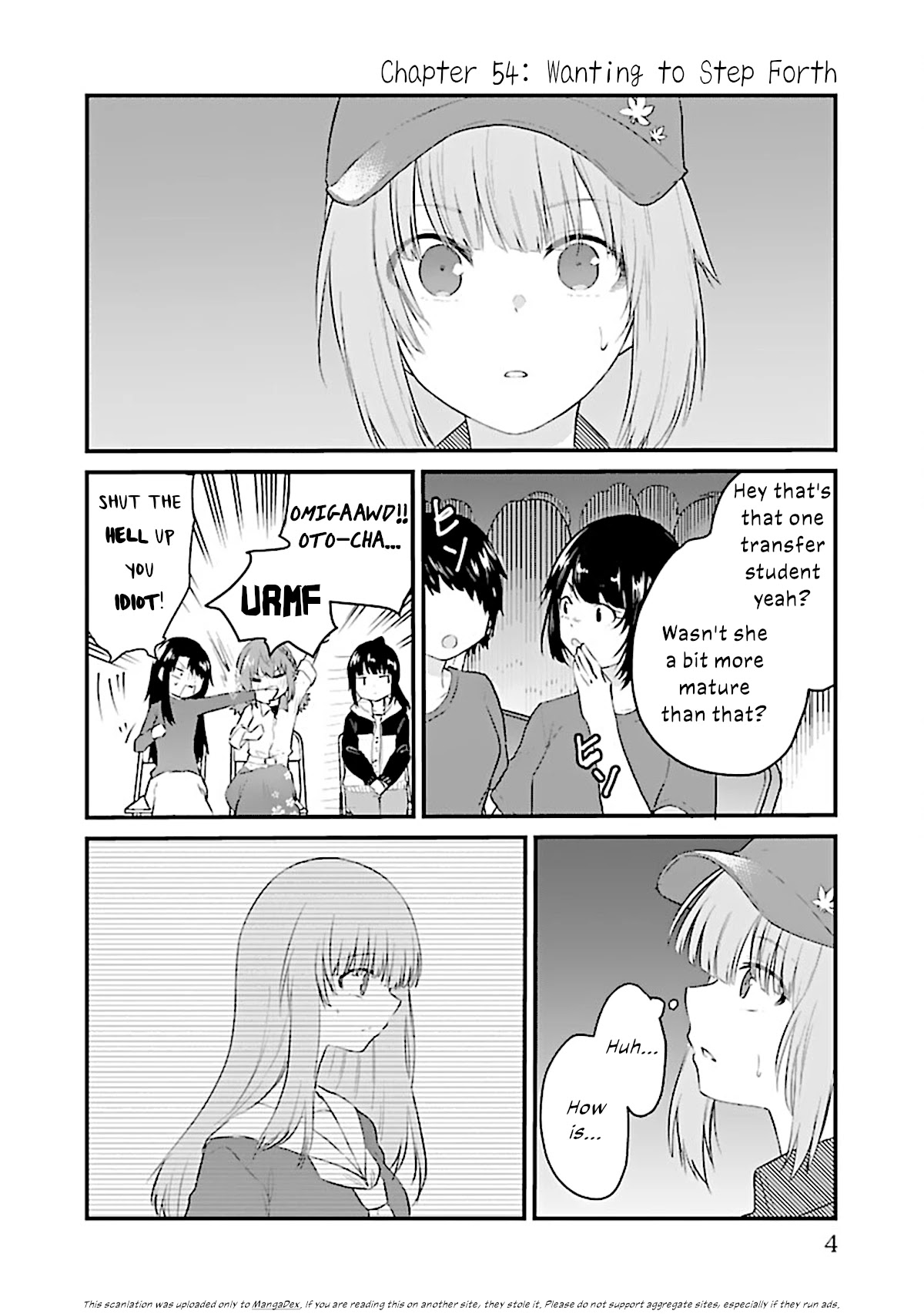 The Mute Girl and Her New Friend (Serialization) Chapter 55 page 6 - Chapter 55: Wanting to Step Forth