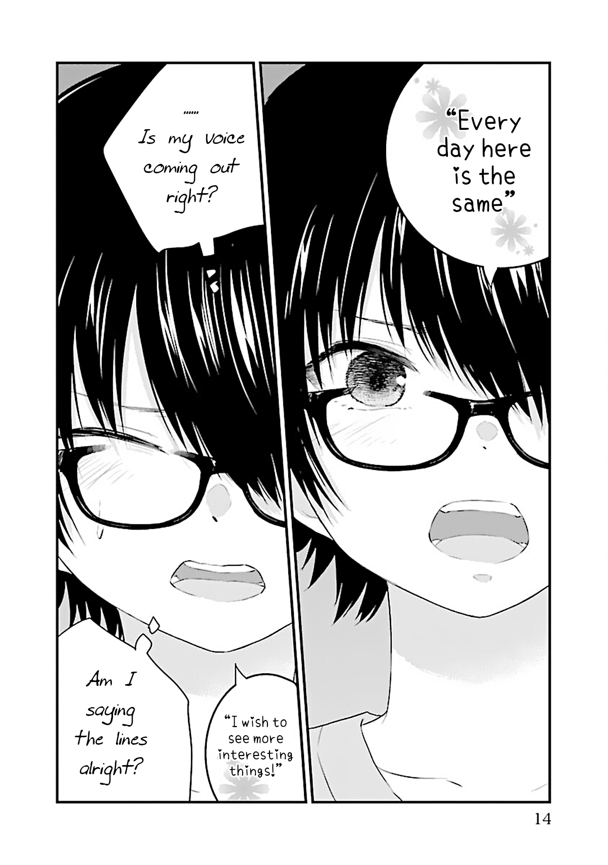 The Mute Girl and Her New Friend (Serialization) Chapter 56 page 3 - Chapter 56: If I Can Change