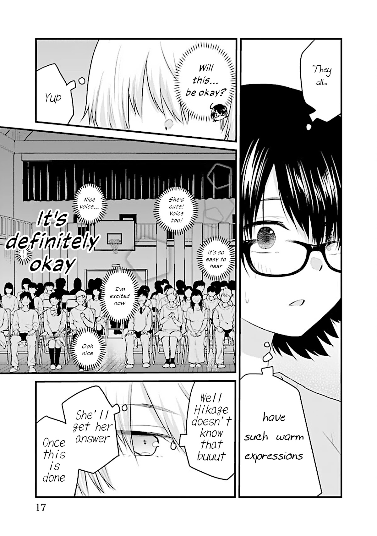 The Mute Girl and Her New Friend (Serialization) Chapter 56 page 6 - Chapter 56: If I Can Change